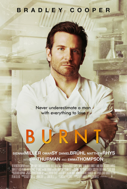 Poster for the Burnt movie 2015