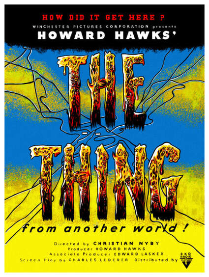 Poster for Howard Hawks 1951 film The Thing From Another World